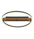 Pikara 40.5cm Integrated LED Semi Flush Ceiling Light Wood Look LED 3000K-3
