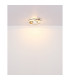 Pikara 38x38cm Integrated LED Semi Flush Ceiling Light Wood Look 2x LED 3000K-6