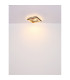 Lagerta Integrated LED Semi Flush Ceiling Light Matt Black LED 3000K-8