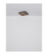 Lagerta Integrated LED Semi Flush Ceiling Light Matt Black LED 3000K-9
