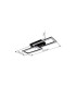 Sapena 61x20cm Integrated LED Semi Flush Ceiling Light Matt Black 2x LED 3000K-10