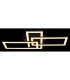 Sapena 61x34cm Integrated LED Semi Flush Ceiling Light Matt Black 3x LED 3000K-6