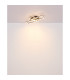 Sapena 61x34cm Integrated LED Semi Flush Ceiling Light Matt Black 3x LED 3000K-9