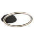 Alaina Single Ring Integrated LED Semi Flush Ceiling Light Grey Matt LED Dimmable 2700-6000K-1