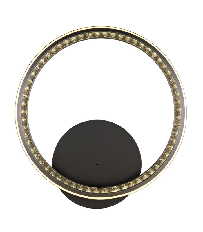 Alaina Single Ring Integrated LED Semi Flush Ceiling Light Grey Matt LED Dimmable 2700-6000K-3