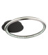 Alaina Single Ring Integrated LED Semi Flush Ceiling Light Grey Matt LED Dimmable 2700-6000K-5