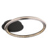 Alaina Single Ring Integrated LED Semi Flush Ceiling Light Grey Matt LED Dimmable 2700-6000K-11