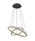 Alaina Pendant Ceiling Light Grey Matt 2x LED Dimmable 2700-6000K-6