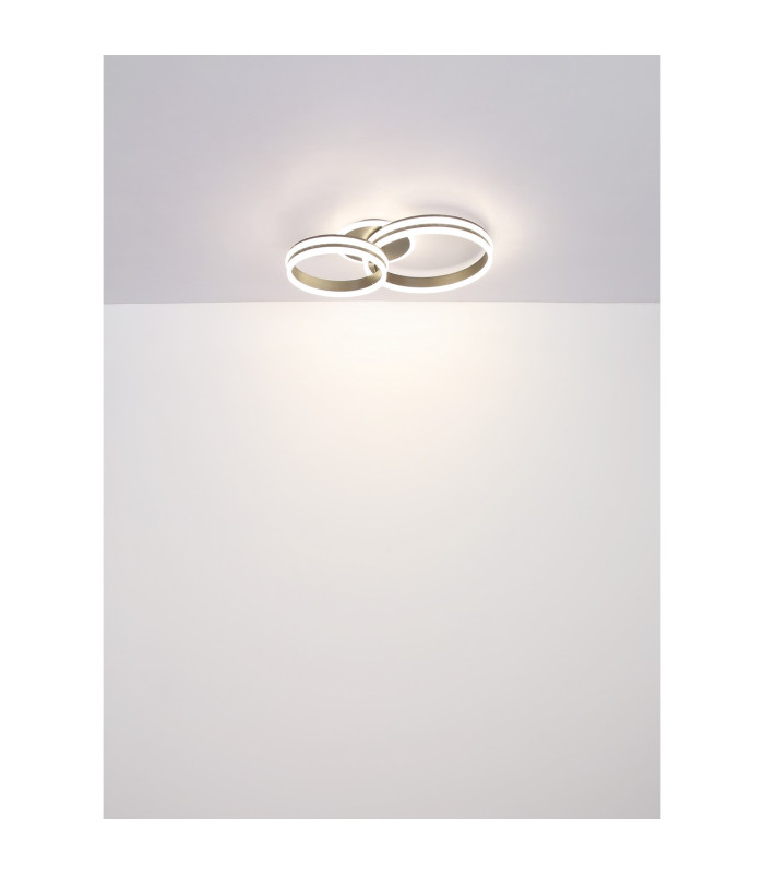 Alaina Pendant Ceiling Light Grey Matt 2x LED Dimmable 2700-6000K-8