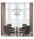 Alaina Pendant Ceiling Light Grey Matt 2x LED Dimmable 2700-6000K-11