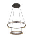 Alaina Pendant Ceiling Light Grey Matt 2x LED Dimmable 2700-6000K-12
