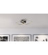 Alaina Twin Ring Integrated LED Semi Flush Ceiling Light Grey Matt 2x LED Dimmable 2700-6000K-10