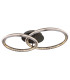Alaina Twin Ring Integrated LED Semi Flush Ceiling Light Grey Matt 2x LED Dimmable 2700-6000K-11