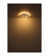 Julio Integrated LED Semi Flush Ceiling Light Wood Look Dark 3x LED 3000K-4