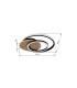 Julio Integrated LED Semi Flush Ceiling Light Wood Look Dark 3x LED 3000K-10