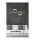 Umbra Bar Pendant Ceiling Light Silver Colored 2x LED Dimmable 2700-6500K Remote Control Timer-11