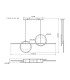 Umbra Bar Pendant Ceiling Light Silver Colored 2x LED Dimmable 2700-6500K Remote Control Timer-13