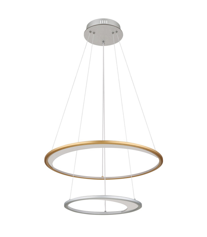 Umbra Pendant Ceiling Light Silver Colored 2x LED Dimmable 2700-6500K Remote Control Timer-2