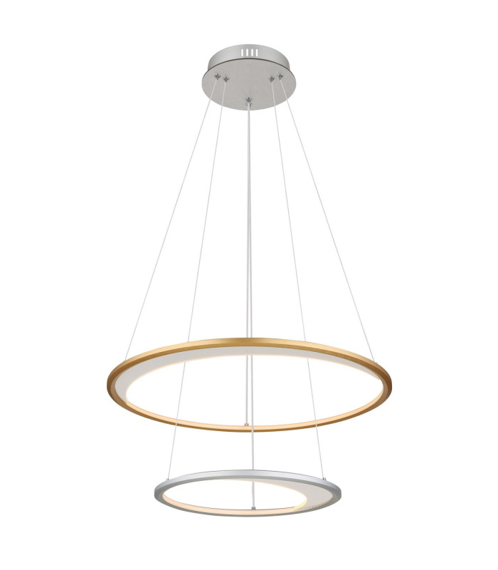Umbra Pendant Ceiling Light Silver Colored 2x LED Dimmable 2700-6500K Remote Control Timer-9