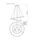 Umbra Pendant Ceiling Light Silver Colored 2x LED Dimmable 2700-6500K Remote Control Timer-10