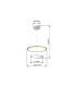 Umbra Pendant Ceiling Light Silver Colored 2x LED Dimmable 2700-6500K Remote Control Timer-11