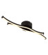Boyd 47cm Integrated LED Semi Flush Ceiling Light Matt Black 2x LED 3000K-1