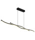 Boyd 110cm Pendant Ceiling Light Matt Black 2x LED 3000K-1