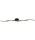 Boyd 110cm Integrated LED Semi Flush Ceiling Light Matt Black 2x LED 3000K-3