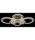 Kora Integrated LED Semi Flush Ceiling Light Matt Black 6x LED Dimmable 2700-6000K Remote Control-4
