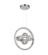 Neil Pendant Ceiling Light Chrome K5 Crystals 3x LED Dimmable 2700-6000K-2