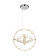 Neil Pendant Ceiling Light Chrome K5 Crystals 3x LED Dimmable 2700-6000K-3