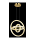 Neil Pendant Ceiling Light Gold Colors K5 Crystals 3x LED Dimmable 2700-6000K-5