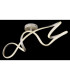 Swirl Integrated LED Semi Flush Ceiling Light Nickel Matt LED 4000K-4
