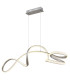 Swirl Pendant Ceiling Light Nickel Matt LED 4000K-1