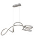 Swirl Pendant Ceiling Light Nickel Matt LED 4000K-2