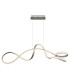 Swirl Pendant Ceiling Light Nickel Matt LED 4000K-3