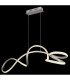 Swirl Pendant Ceiling Light Nickel Matt LED 4000K-4