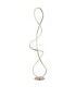 Swirl LED Integrated Floor Lamp Nickel Matt LED 4000K-1