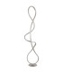 Swirl LED Integrated Floor Lamp Nickel Matt LED 4000K-2