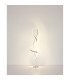 Swirl LED Integrated Floor Lamp Nickel Matt LED 4000K-6