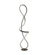 Swirl LED Integrated Floor Lamp Matt Black LED 4000K-1