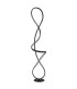 Swirl LED Integrated Floor Lamp Matt Black LED 4000K-2