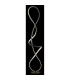 Swirl LED Integrated Floor Lamp Matt Black LED 4000K-3