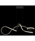 Swirl Pendant Ceiling Light Matt Black LED 4000K-5