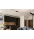 Kirina Integrated LED Semi Flush Ceiling Light Matt Black 2x LED 3000K-8