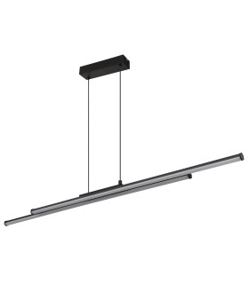Kirina Pendant Ceiling Light Matt Black 2x LED 3000K-2