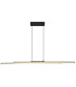 Kirina Pendant Ceiling Light Matt Black 2x LED 3000K-3