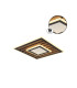 Woody 40cm Integrated LED Semi Flush Ceiling Light Matt Black LED 3000K-9