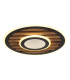 Woody 40cm Integrated LED Semi Flush Ceiling Light Matt Black LED 3000K-1