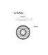 Woody 40cm Integrated LED Semi Flush Ceiling Light Matt Black LED 3000K-9